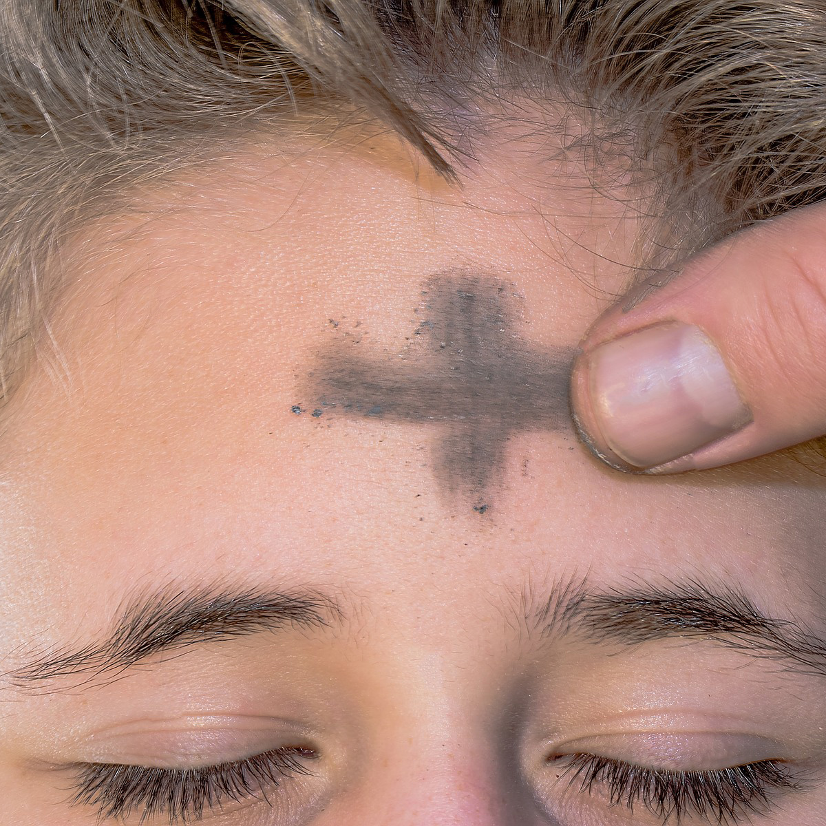 Aschekreuzauflegung für Kinder