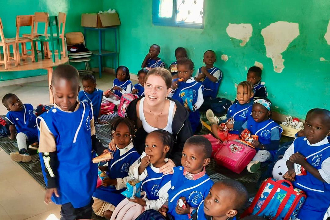 Johanna beim Weltfreiwilligendienst