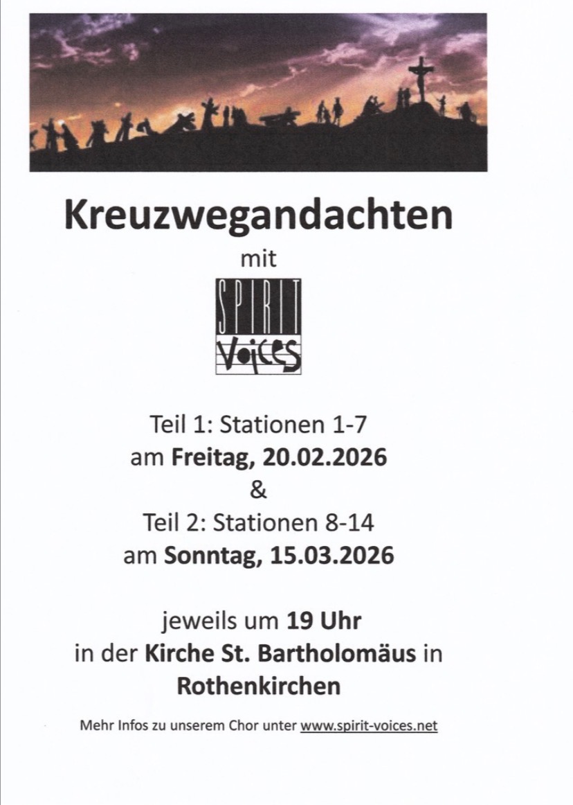 Kreuzwegandachten mit Spirit Voices