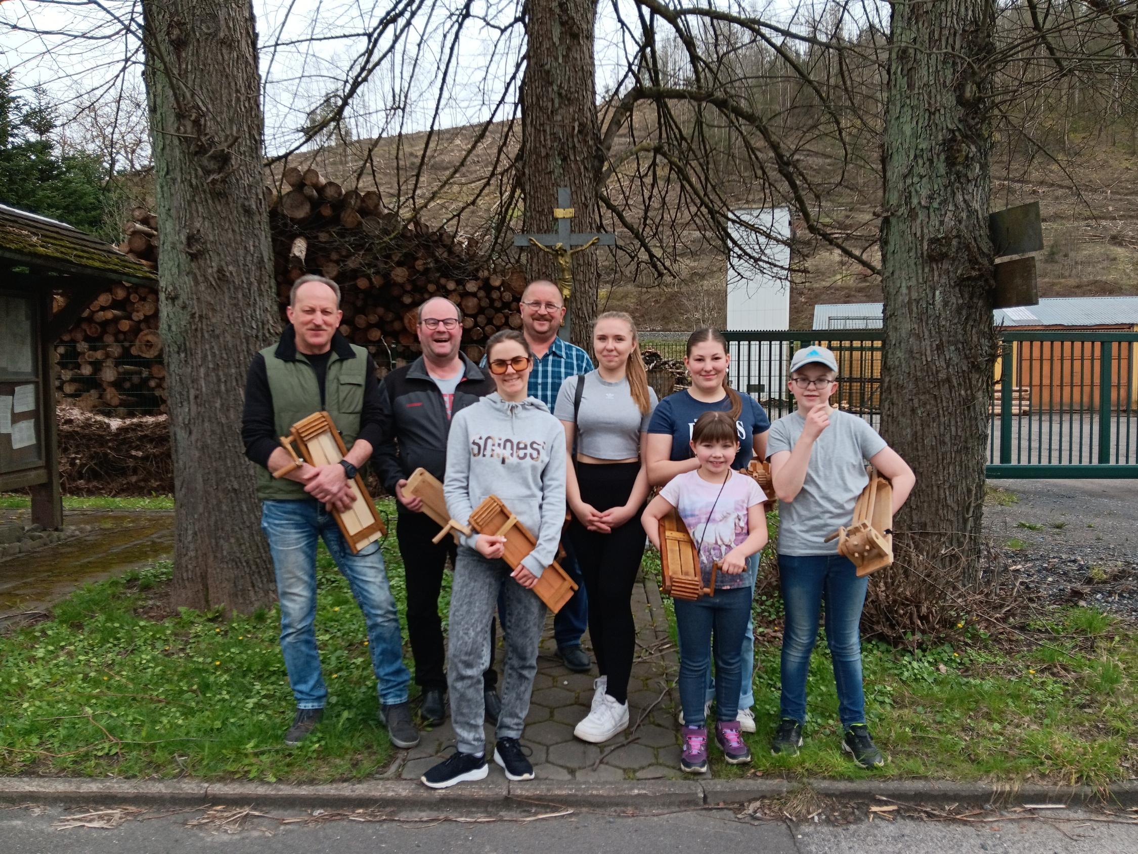 Mit den Raspeln in Förtschendorf unterwegs