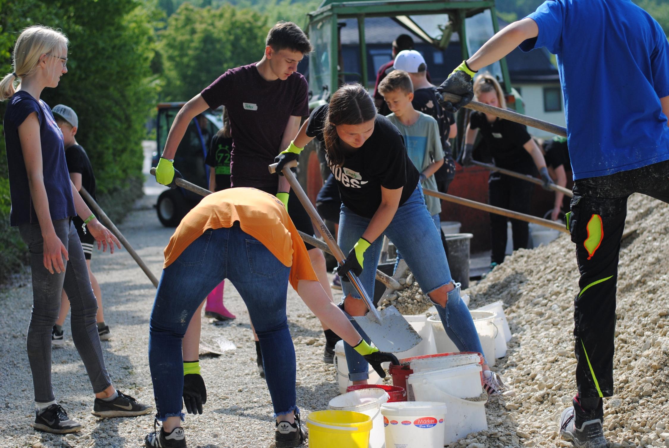 Sozialprojekt bei der 72-Stunden-Aktion 2019