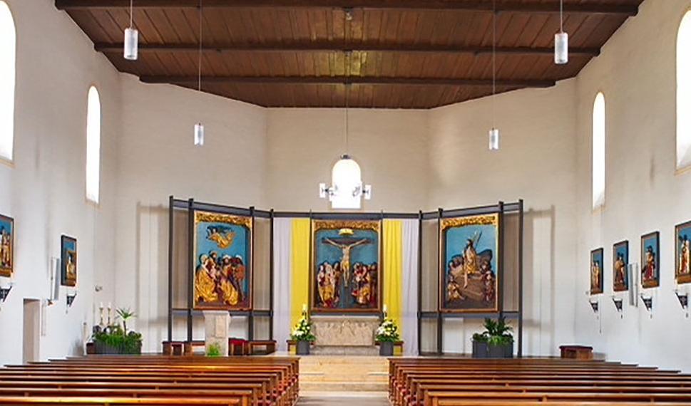 Slider - Blick in die Kirche in Rothenkirchen - Homepage der Pfarrei Rothenkirchen