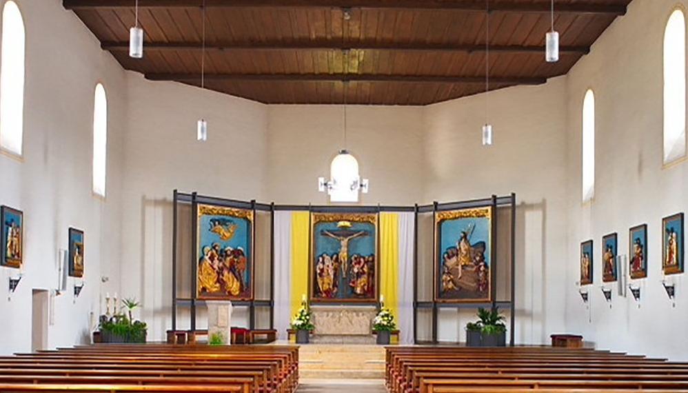 Slider - Blick in die Kirche in Rothenkirchen - Homepage der Pfarrei Rothenkirchen